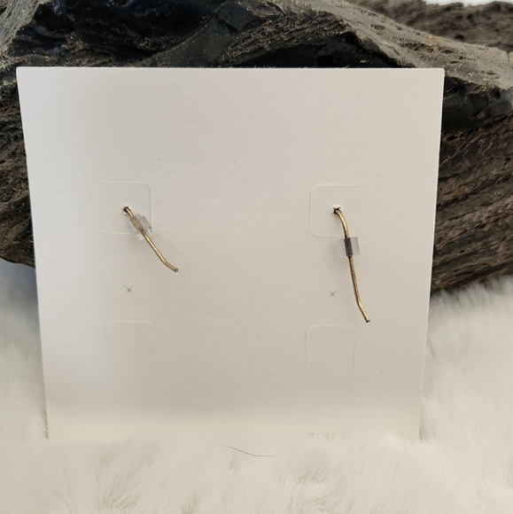 NEW Lia Sophia "Sun Beams" Cut Crystal earrings - Picture 3 of 4